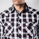 Camisa Cactus Cua Negro/Blanco 136